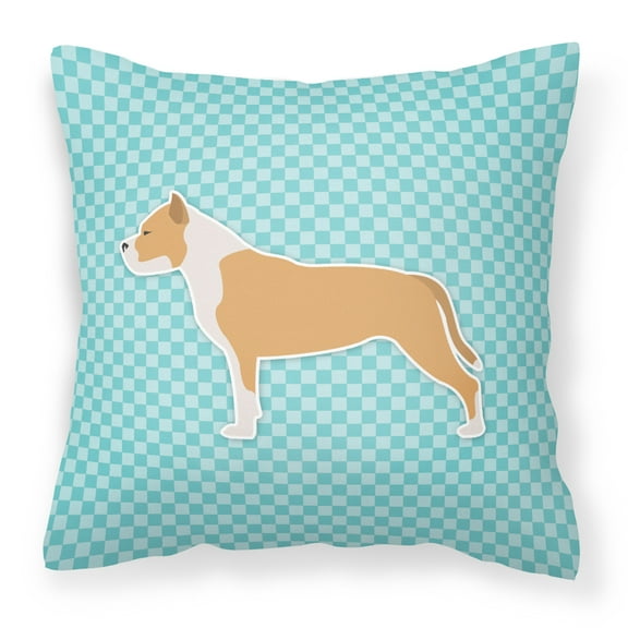 Caroline's Treasures Staffordshire Bull Terrier Indoor/Outdoor Throw Pillow