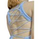 thumbnail image 2 of VISgogo Tops cortos para mujer, cuello halter, sin mangas, cruzado, cruzado, de color sólido, de punto, camiseta delgada para damas VISgogo moda, 2 of 8