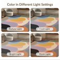thumbnail image 7 of ODIKA 6'x9' Washable Area Rug Multicolor Abstract Geometric Artistic Design Contemporary Style with Bold Overlapping for Dining Room, Under Table, Office Décor, Non-Slip Chair-Friendly, 7 of 7
