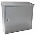 thumbnail image 3 of Qualarc ALX-400-GAL Allux 400 Galvanized Wall or Post Mount Top Loading Locking Steel Mailbox, 3 of 4