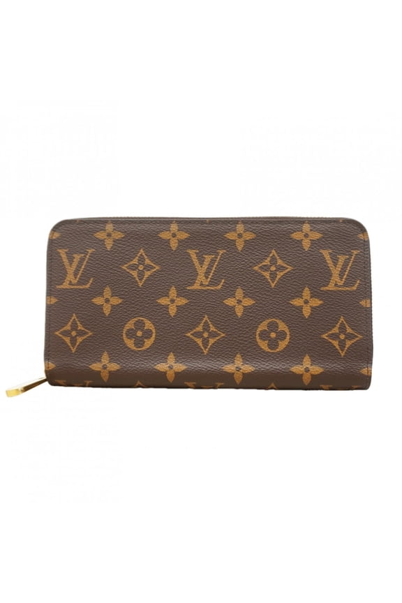 Pre-Owned Louis Vuitton Monogram Zippy Wallet M41895 Fuchsia Women's Long