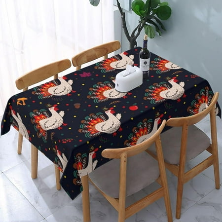 

Ghost Table Cloth Waterproof Rectangle Tablecloth Washable Party Table Cover 54x 72 Inch for Celebration Holiday Camping Picnic Fall Decorations for Home White