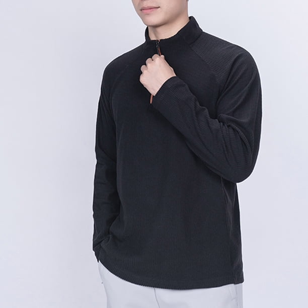 pstuiky Camisas de manga larga abrigadas para hombre, Camiseta informal de cuello alto para hombre, camiseta deportiva informal, camiseta de manga larga, camiseta de cuello alto de manga larga xxxxl