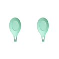 thumbnail image 1 of Youkk Silicone Spoon Rest For Convenient Tea Drinking Experience PP Le Creuset Spoon Rest Spoon Rest Kitchen Spoon Lake Green 1 2Set, 1 of 6