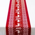 thumbnail image 2 of tredstone Christmas Themed Table Runner Printed Tablecloth Home Restaurant Dining Table Runner, Christmas Tree, Animal, 2 of 7