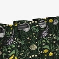 thumbnail image 6 of Tchckioa Boho Floral Blackout Curtains for Bedroom,W42xL63 Thermal Insulated Grommet Drapes,2 Panels, 6 of 6
