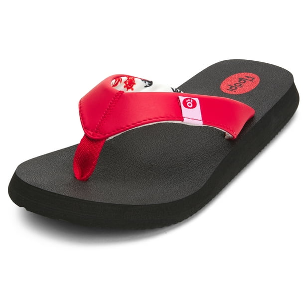 Floopi Classic Summer Flip Flop Thong Sandals for Women Comfort Strap