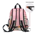 thumbnail image 5 of FORMRS School Backpack with Front Zippered Pocket 12" Student Travel Daypack, Brown Gingerbread House, 5 of 6