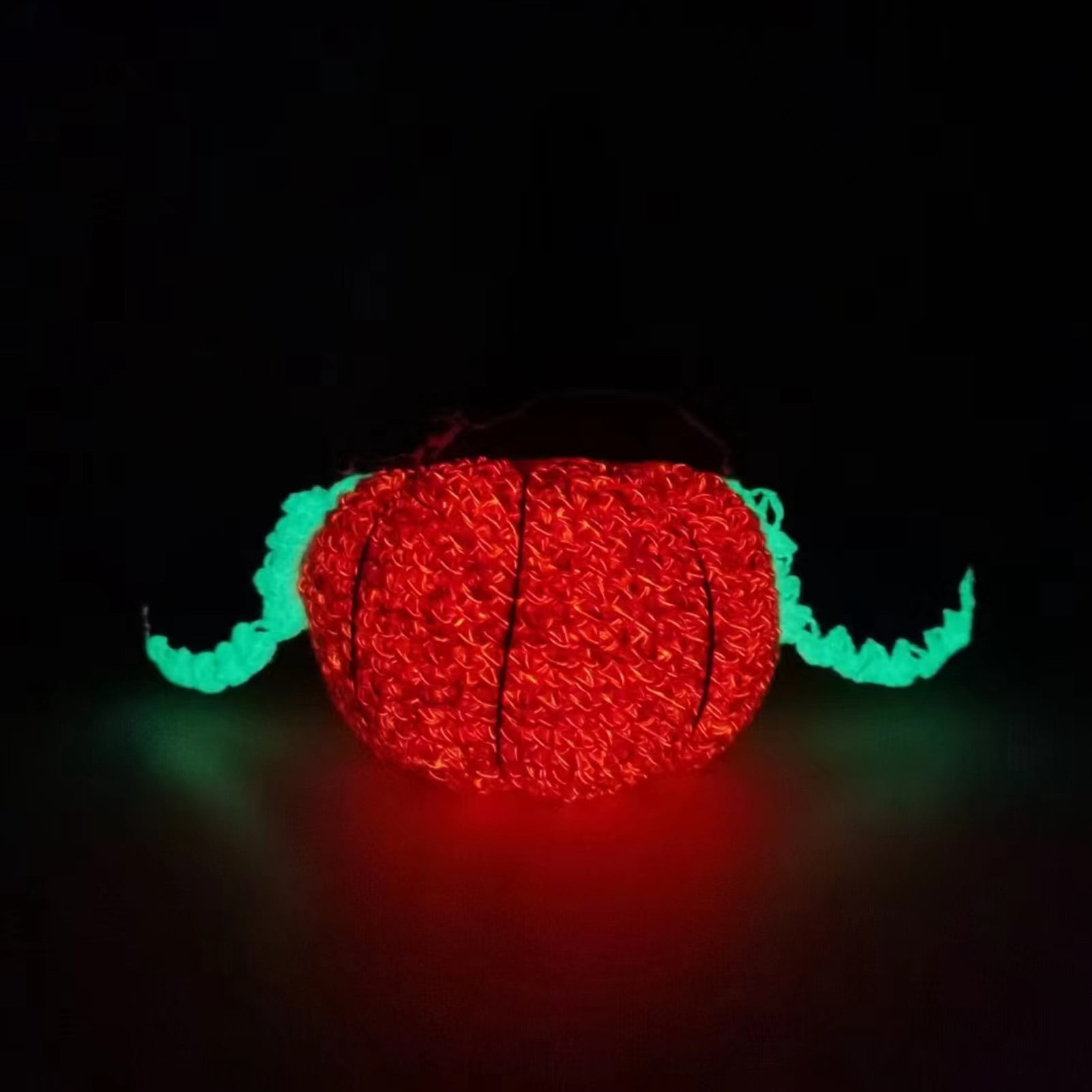 Nieyigj 8 Rolls Glow in The Dark Yarn Luminous Crochet Yarn Super Bulky Polyester DIY Hand Knitted Glowing Thread 49.2 Yards (45m) Per Roll