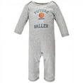 thumbnail image 3 of Hudson Baby Infant Boy Cotton Coveralls, Basketball, 9-12 Months, 3 of 5