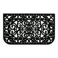 thumbnail image 1 of Design Imports CAMZ12896 SCROLL PIN RUBBER DOORMAT, 1 of 2
