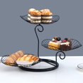 thumbnail image 4 of Cesta de frutas multicapa Soporte Organizador De Cesta De Drenaje Multicapa Marco De Metal Para Encimera Cocina Negro Fanmusic Cesta de frutas multicapa, 4 of 7