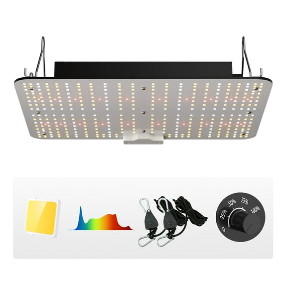 VEVOR 150W LED Grow Light Greenhouse Growing Light Full Spectrum Indoor Plants