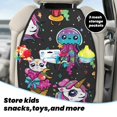 thumbnail image 4 of Goofa Cat Icecream Pattern Car Back Seat Protector for Kids (2 Pack) ,Anti-kick Storage Mat for Car Seats,Shields from Footprints, 4 of 6