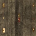 thumbnail image 1 of Ahgly Company Indoor Square Abstract Brown Contemporary Area Rugs, 8' Square, 1 of 4