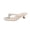 Beige, variant on GERsome Women's Low Kitten Heels Flip-Flops Square Toe Slip-On Thong Sandals Wedding Party Dress Shoes for Summer Casual, Khaki Size 7.5