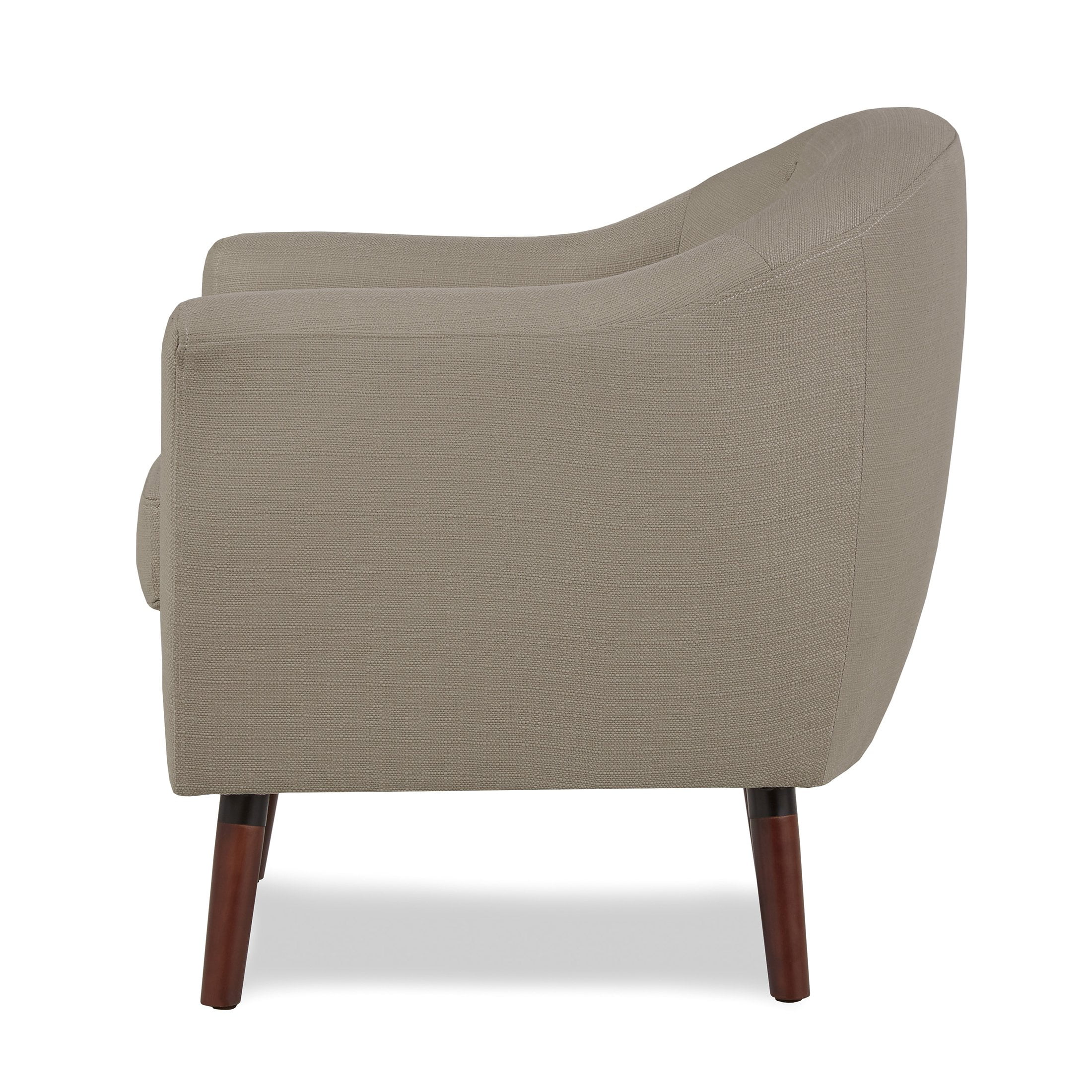 OakvillePark Vesper Fabric Upholstered Accent Chair, Beige
