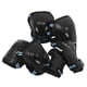 thumbnail image 3 of GOOHOCHY juego de rodilleras protectoras para manos y codos, para ciclismo todoterreno, monopatín y deportes al aire libre, talla S (20 a 40 kg, negro y azul)., 3 of 8