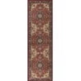 thumbnail image 3 of Sensation Transitional 2' x 10' Red and Beige Polypropylene Indoor Area Rug, 3 of 8
