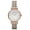 Two-Tone, variant on Emporio Armani Women's Retro Mother of Pearl Two-Tone Stainless Steel Watch AR1683