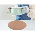 thumbnail image 5 of Unique Bargains Set of 6 PU Placemats for Kitchen Dark Curry 15*15in, 5 of 7