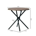 thumbnail image 2 of Homy Casa Table à Manger de 31,5 Po pour 2 à 4 Personnes - Petite Table Ronde de Cuisine pour Bistro, Table de Réception, Espresso, 2 of 5