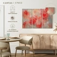 thumbnail image 5 of Elephant Stock At First Blush Wall Art - Horizontal Multi Panel Canvas - Living Room Wall Decor - Abstract Multi Panel - Red And Pink Decor By Macy Cole - 50" x 32", 5 of 8
