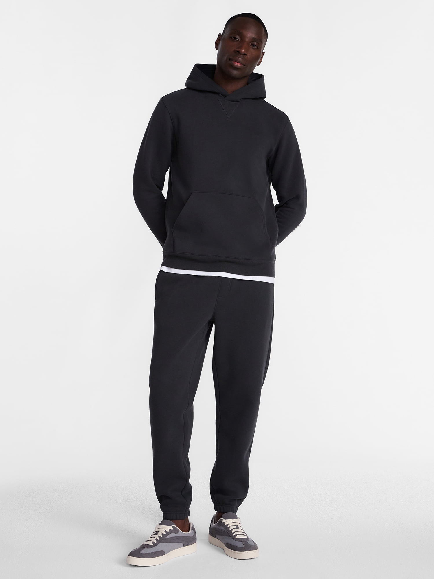 George Men's and Big Men's Fleece Hoodie Jacket, Sizes S-3XL