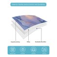 thumbnail image 5 of Blue Purple Pink King Size Down Alternative Comforter, Lightweight Comforter Quilt Bedding Set with Pillow Shams Luxury Marble Modern Abstract Art All Seasons Bed Comforter Duvet Insert 96"x106", 5 of 7