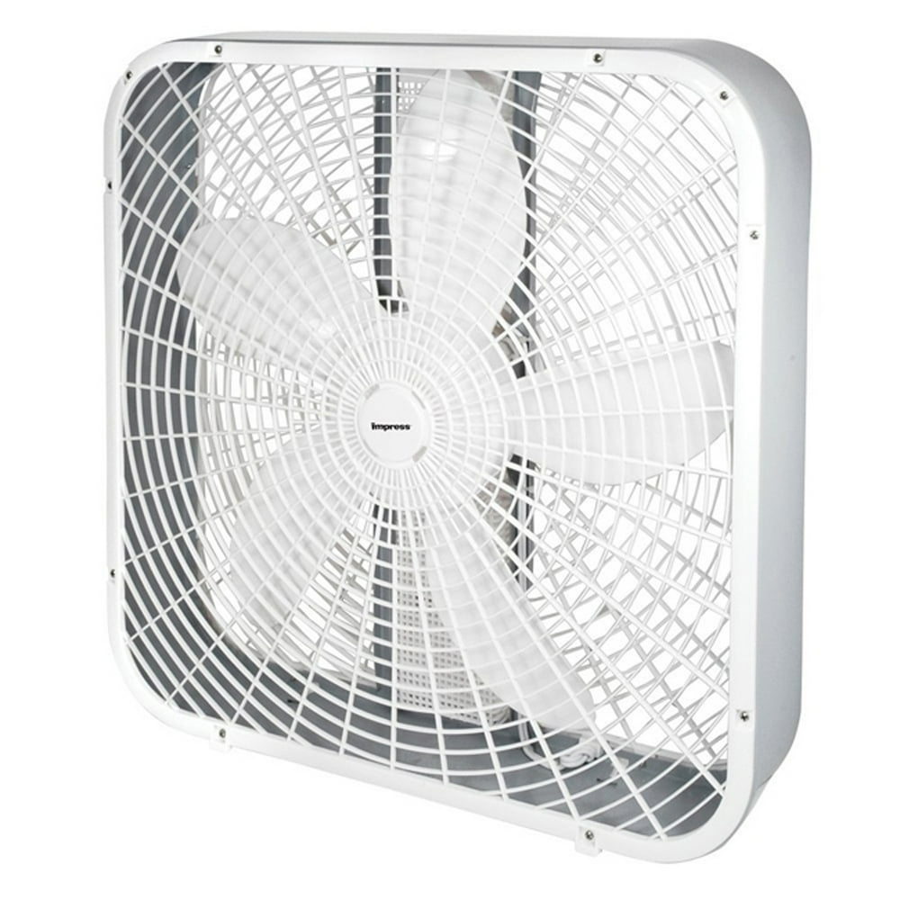 Impress 20Inch 3Speed Box Fan in White
