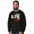 thumbnail image 3 of Living Life Its Fullest Basketball Men's Long Sleeve Tee T Shirt Brisco Brands X, 3 of 6