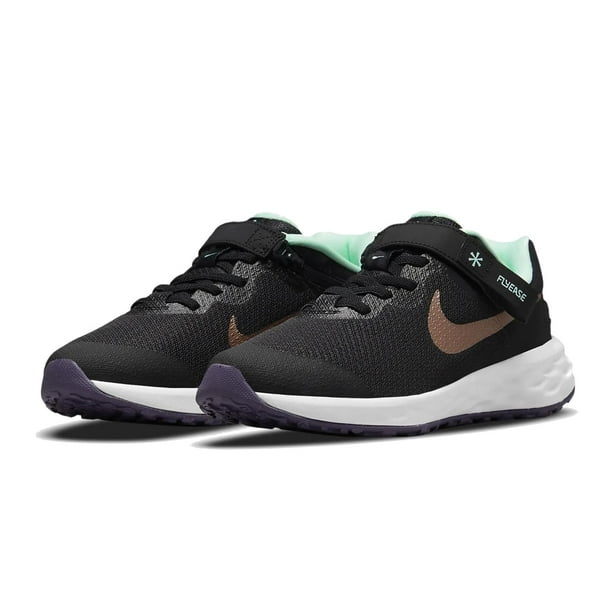 Tenis Nike Revolution 6 FLYEASE UNISEX DD1113 005 negro 22.5 Nike DD1113 005 REVOLUTION 6 FLYEASE Bodega Aurrera en linea