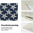 thumbnail image 6 of Summer Outdoor Pillow Covers 16x16 Inch Set of 2 Navy Blue Starfish Ocean Themed Beach Decor Throw Pillows Coastal Beachy Nautical Decorative Cushion Cases for Couch Home Sofa Decorations, 6 of 6