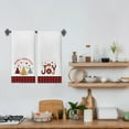 thumbnail image 6 of Set of 2 Winter Decor Deer Green Tree Snow Christmas Kitchen Towels,16x24 Inches Tea Towels Dish Towels Hand Towels for Home Kitchen Farmhouse Bathroom Decor, 6 of 6