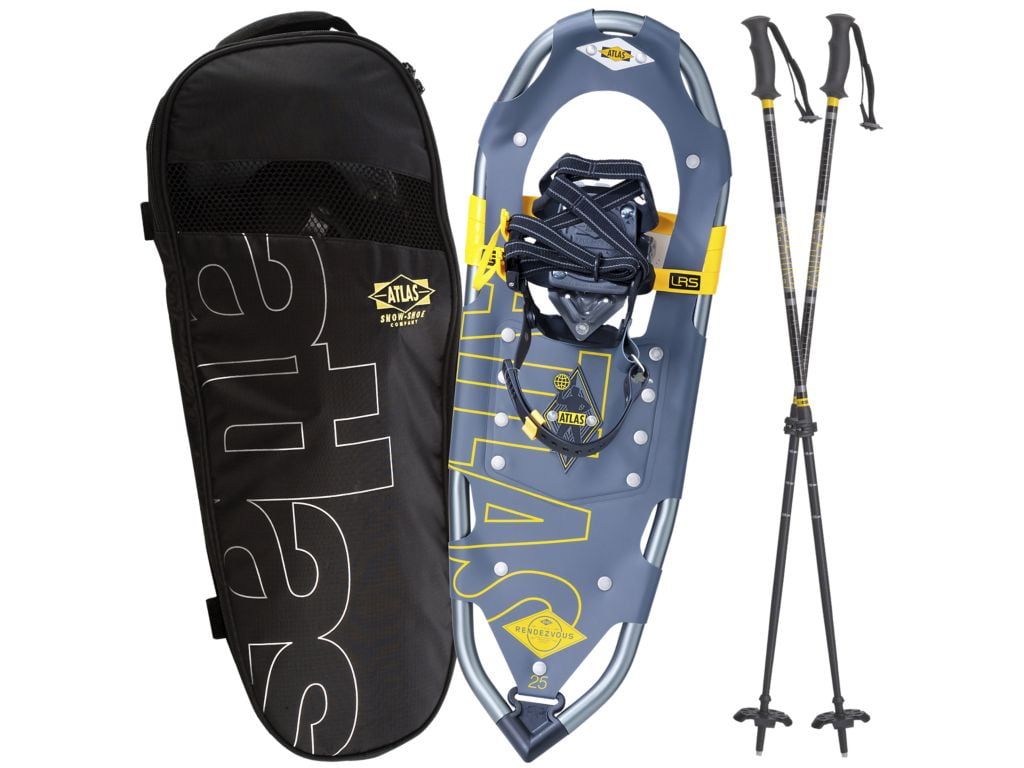 Atlas Snowshoes Rendezvous 25 Snowshoe KIT Color Gray Yellow by Atlas Snowshoes