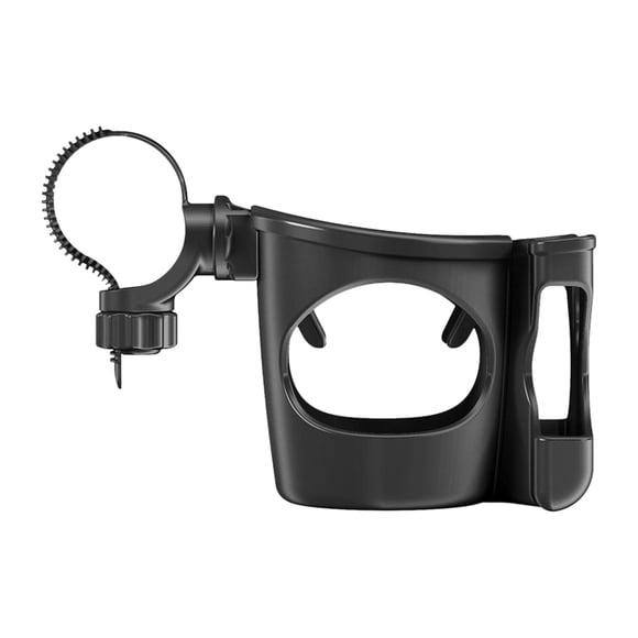 Portavasos para Cochecito, Correa de Almacenamiento para Teléfono, Estable, Antideslizante, Multifuncional, Portavasos para Cochecito, Portavasos para Negro Sunnimix Portabotellas para cochecito