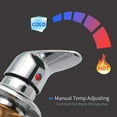 thumbnail image 5 of Shower cabin mixer Brass shower faucet Extension converter Chrome shower faucet G1/2" connector Cold and hot water shower faucet for bathroom, 5 of 5