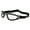 Black-Clear, variant on Global Vision Ideal Foam Padded Riding Motorcycle Goggles ANSI Z87.1 Safety Glasses