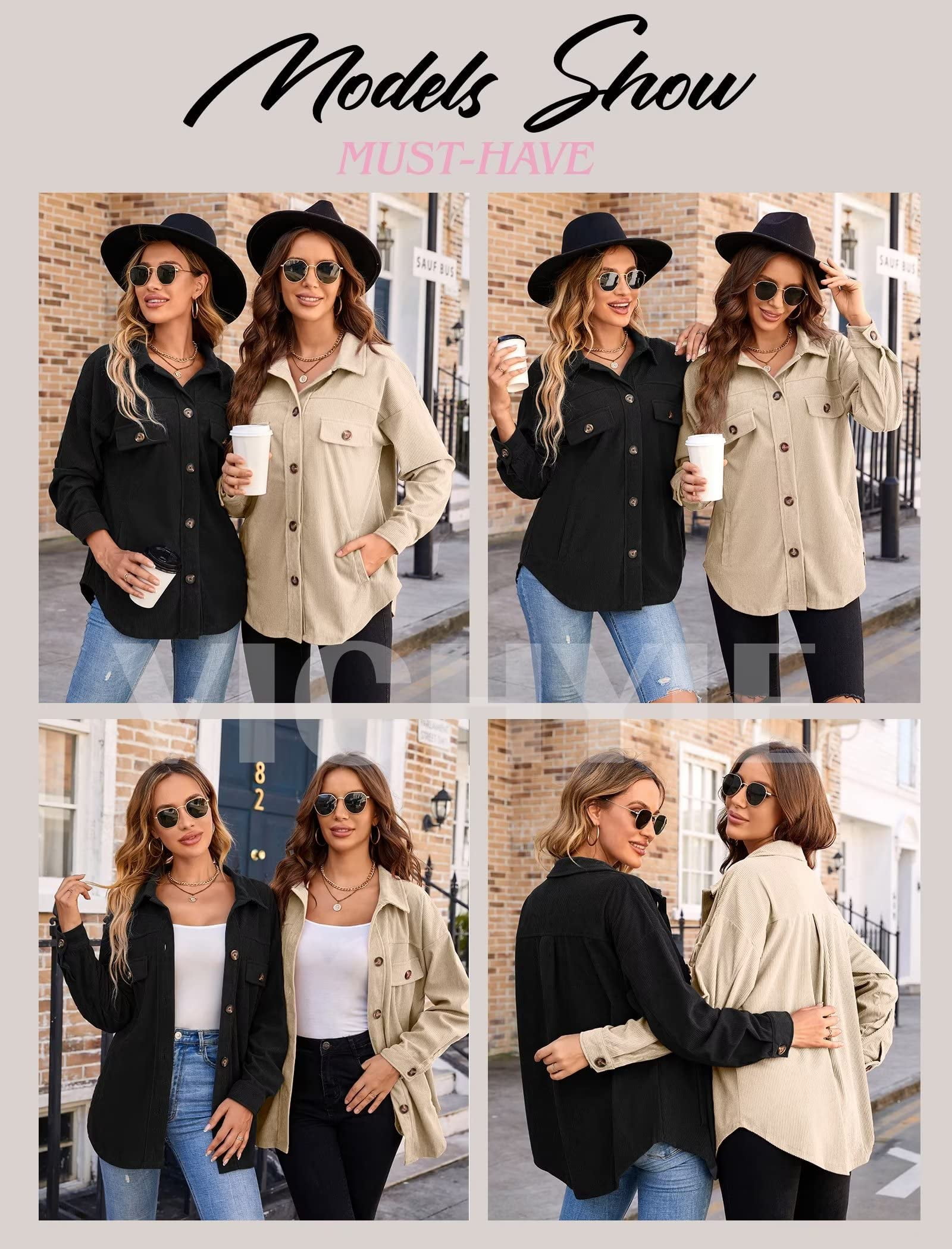 Tuianres Womens Leopard Corduroy Button Down Shirts Long Sleeve Boyfriend  Blouse Fall Casual 2023 Trendy Shacket Jackets Women's Long Sleeve Tops  Under 10 at  Women's Clothing store
