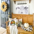 thumbnail image 4 of Fall Pillow Covers 18x18 Set of 4 Farmhouse Decor Thanksgiving Decorations for Home Pumpkin Outdoor Decorative Throw Pillow Covers for Couch, 4 of 6