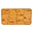 thumbnail image 3 of bali & pari Netra Natural Real Burl Wood 6-Drawer Dresser, 3 of 11