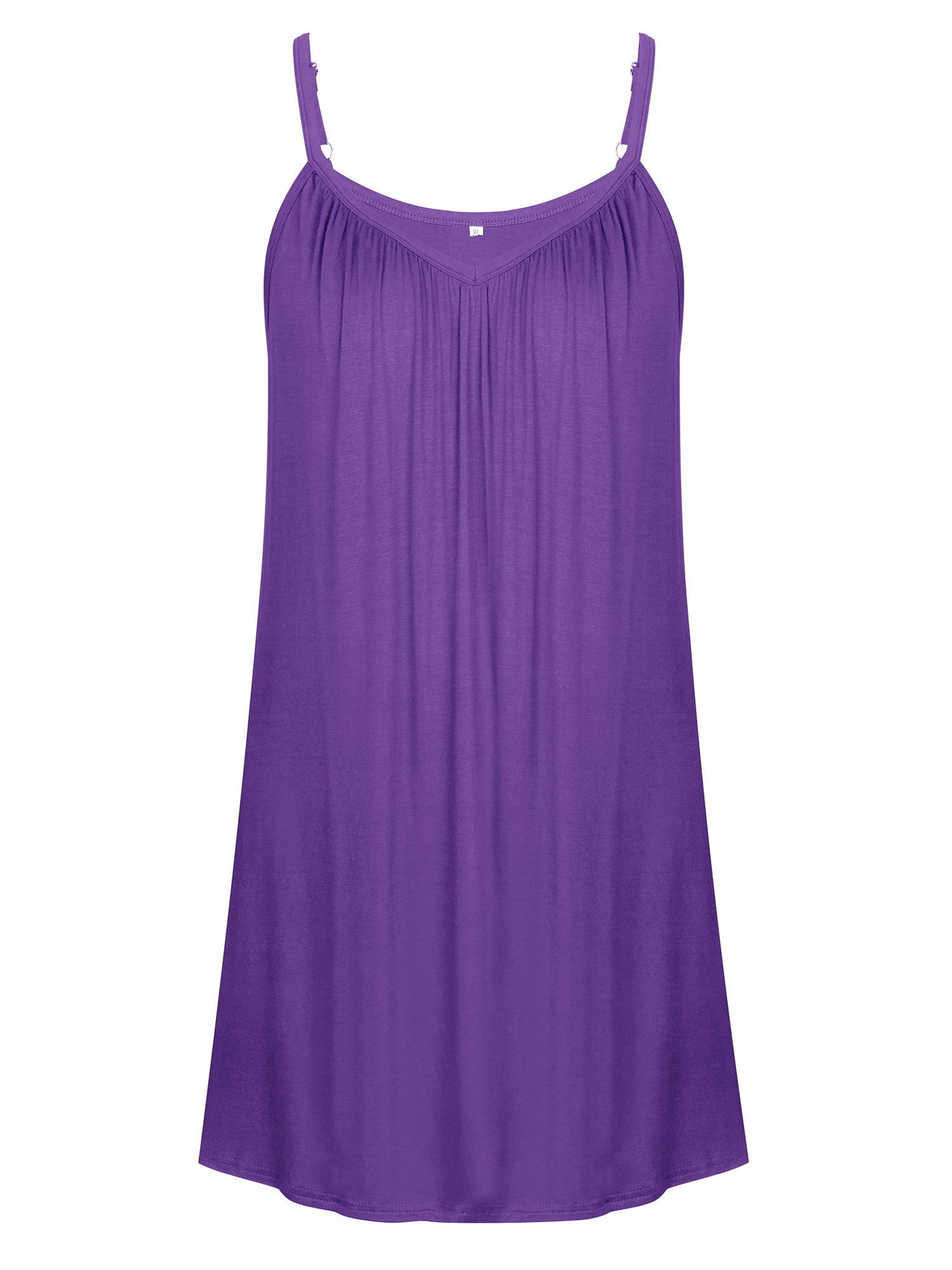 Plus Size Nightgowns for Women Sleeveless Sleepwear Soft Modal Night Pajama  Dress 