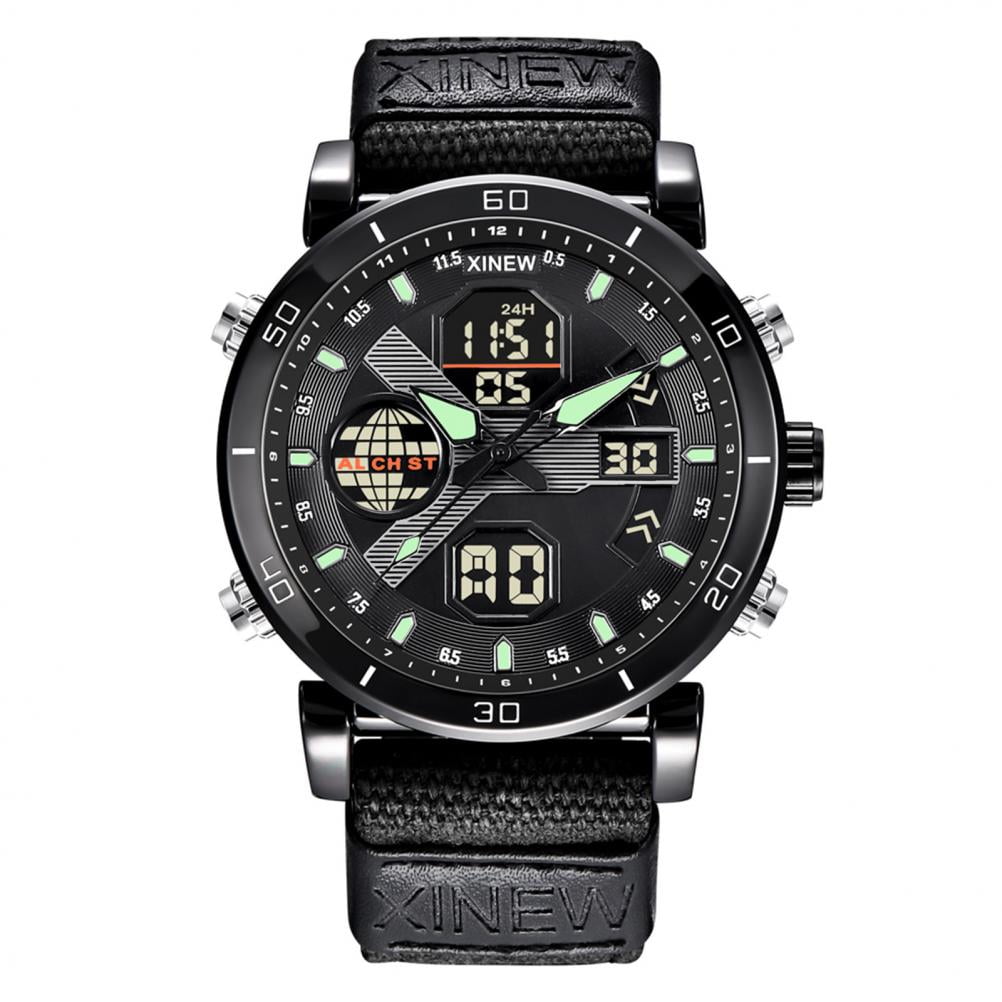 jovati Men Fashion Sports Watch Waterproof Quartz Digital LED Casual Watches Walmart