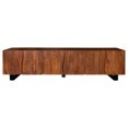 thumbnail image 4 of Trask 86-inch Wood TV Stand Media Console Mango Brown, 4 of 11