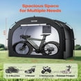 thumbnail image 2 of Bike Storage Tent, Outdoor Spacious Bike Storage with Ventilated Window, Waterproof Easy-to-Install Bike Tent with High Strength Fiberglass & Dual Zippers, 2 of 4