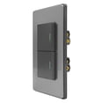 thumbnail image 4 of 5 PZS Placa Acero Inox Con 2 Apagadores Sencillos Wanergy, 4 of 7