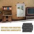 thumbnail image 3 of CTIRCHIU 10 Pcs Bricks for Landscaping in Micro Landscape Creation Grey Resin, 3 of 8