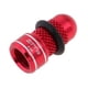thumbnail image 5 of Válvula de neumático anodizada para ciclismo Presta / Schrader rojo, 5 of 6