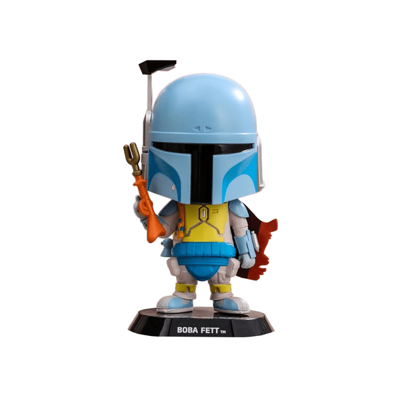 YuMe Star Wars Boba Fett Animated Version Cosbaby Bobble-Head Window Box