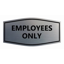 Fancy Laundry Room Sign (Brushed Silver) - Small 3x6"